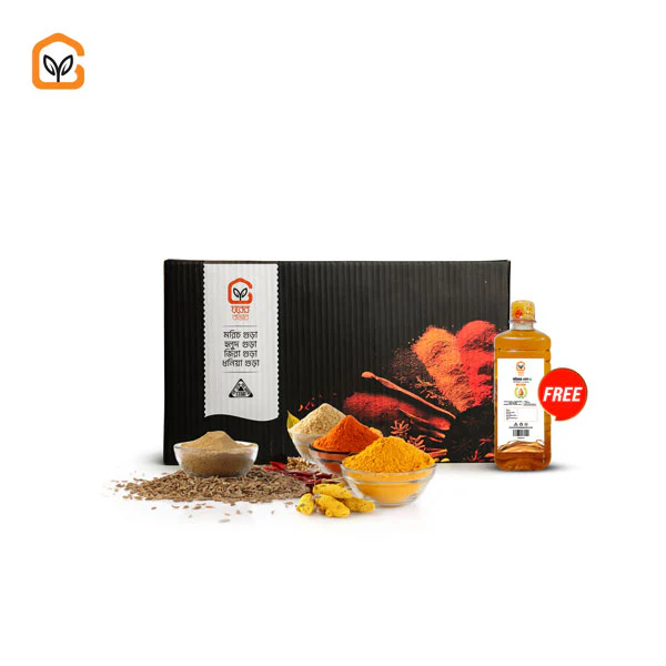 Masala-combo-and-free-500gm-oil_1 গুঁড়া মশলা কম্বো/Masala Combo - Image 1